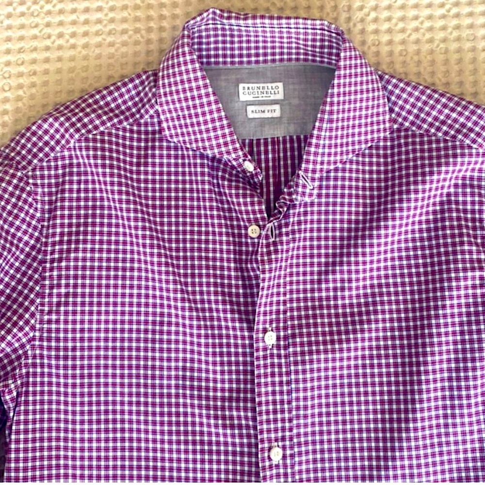 Brunello Cucinelli Dress Shirt Slim Fit
